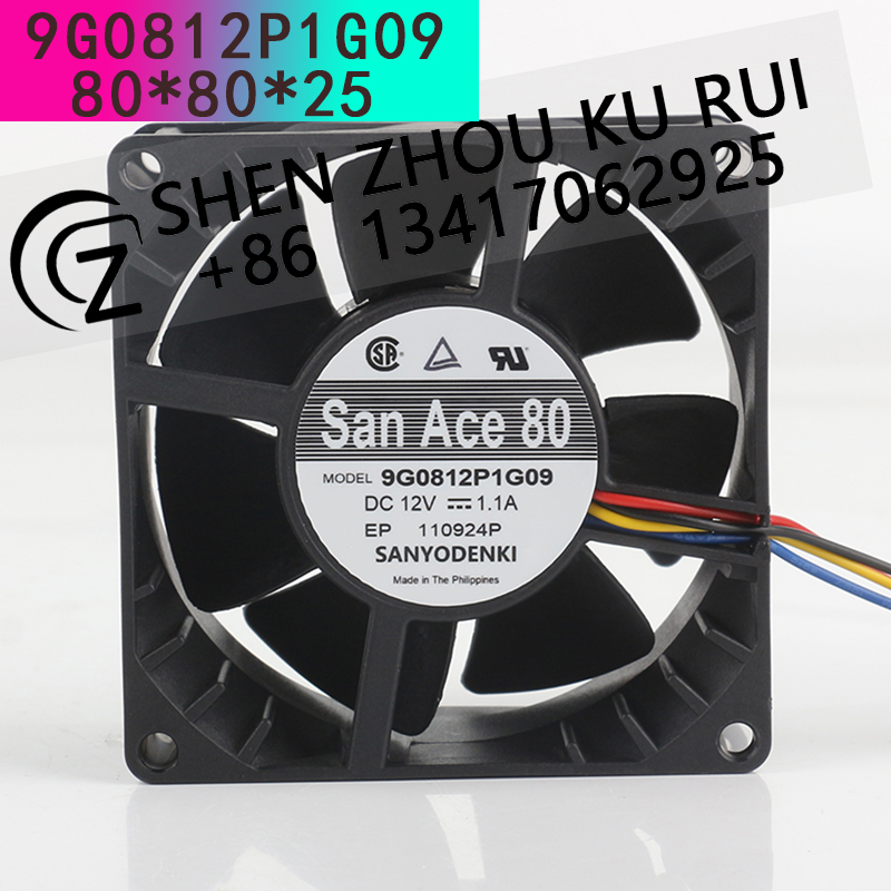 Case Fan Controller - พัดลมระบายความร้อน Sanyo 12V 1.1A AC EC