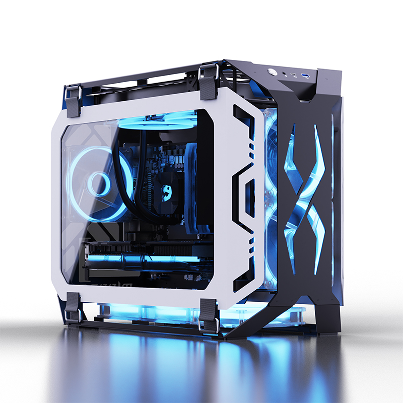 Pc Chassis - เคสคอมพิวเตอร์ Lovingcool ดีไซน์ใหม่แบบเปิดโล่ง รองรับเมนบอร์ด Micro ATX