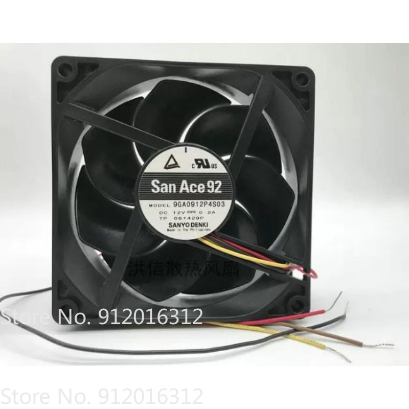 Case Fan Controller - ใหม่พัดลมสำหรับซันโย 9025 9GA0912P4S03 DC12V 0.2A 4