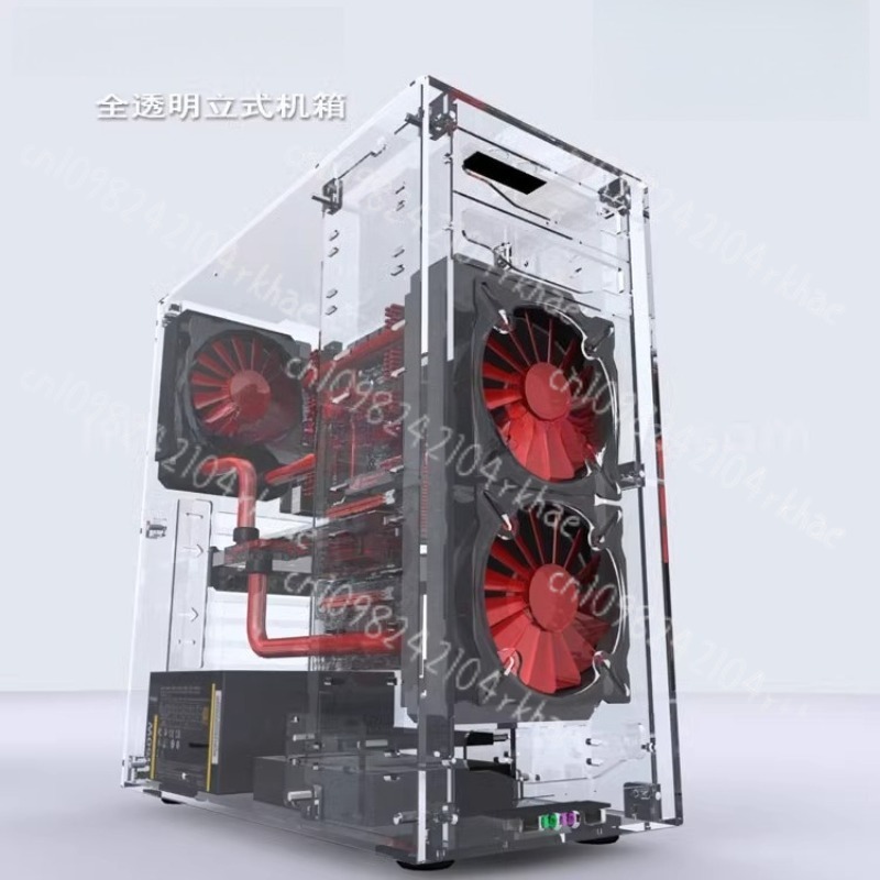 Atx Case - DIY ใหม่เดสก์ท็อปแพคเกจ One แก้วอินทรีย์อะคริลิคส่วนบุคคลโปร่งใสกรณีแนวตั้ง ATX