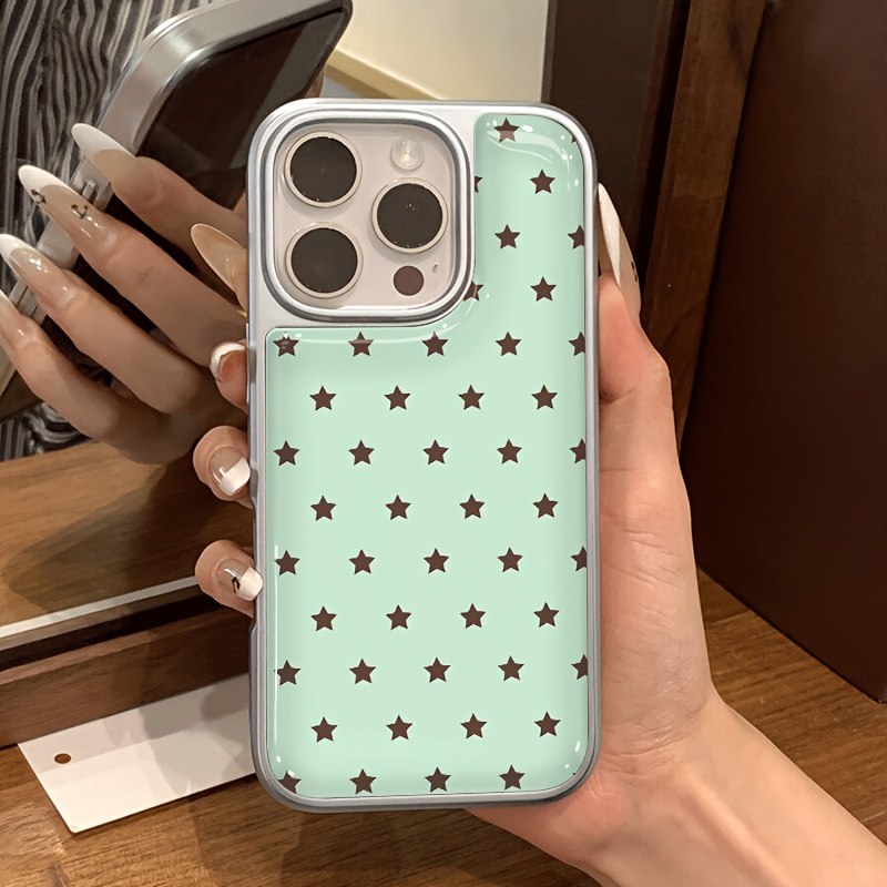 เคสโทรศัพท์ลายดาวสีน้ำตาลเขียว - Computer Case บทวิจารณ์และราคา