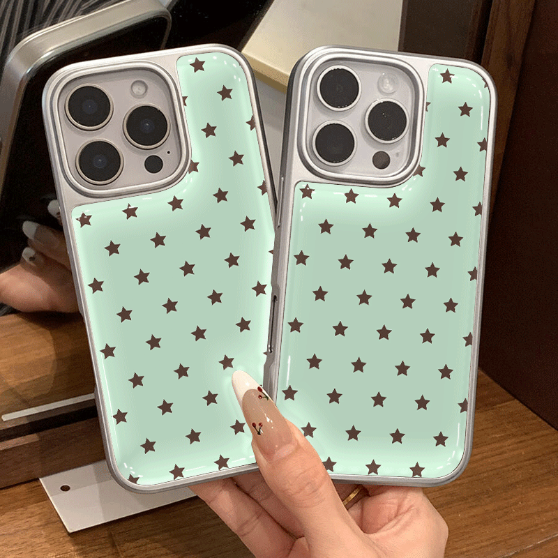 เคสโทรศัพท์ลายดาวสีน้ำตาลเขียว - Computer Case บทวิจารณ์และราคา