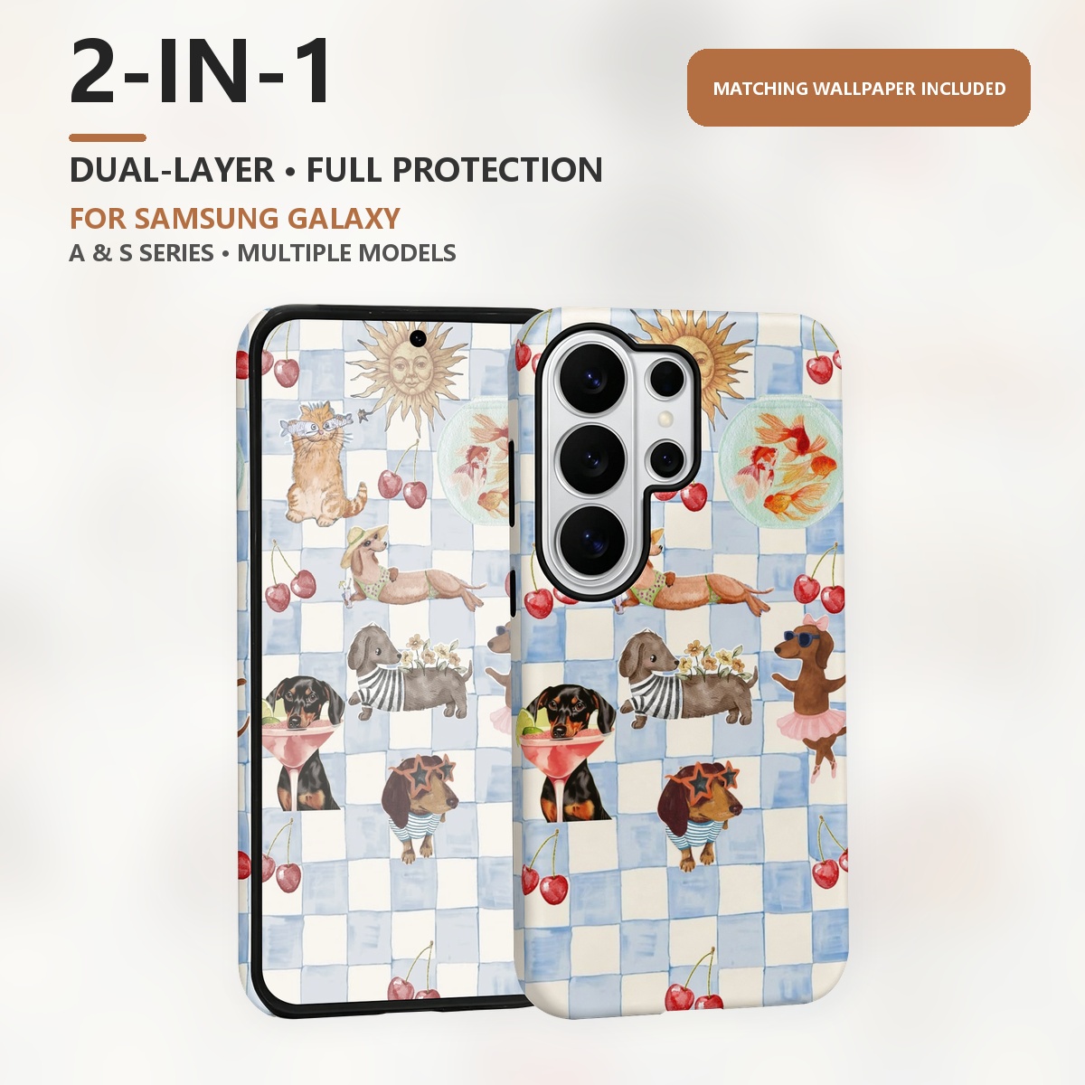 เคสโทรศัพท์ลายสุนัขตลก 2-in-1  - Computer Case บทวิจารณ์และราคา