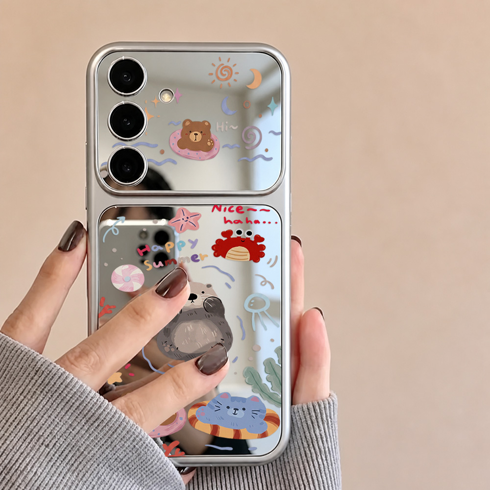 เคสกระจกพร้อมสายคล้องลายหมีการ - Computer Case บทวิจารณ์และราคา