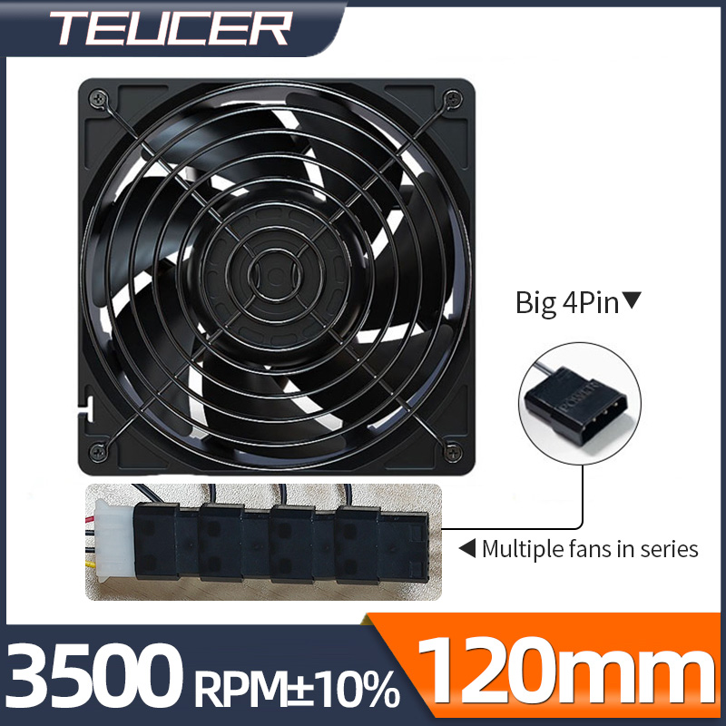Teucer 12038 12cm 3500rpm พัดล - Pc Chassis บทวิจารณ์และราคา