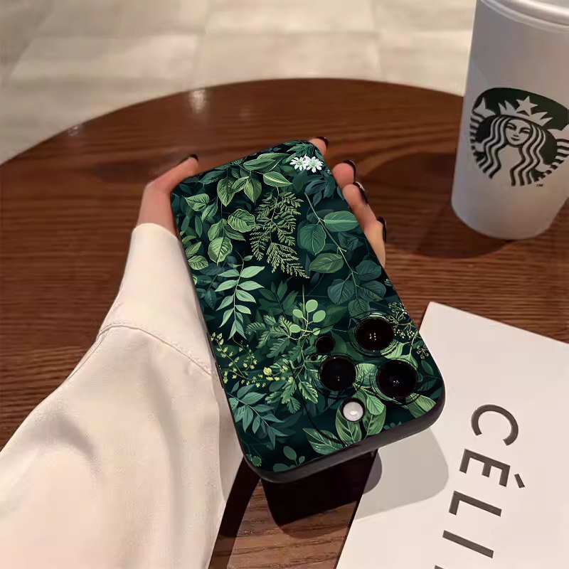 เคสโทรศัพท์ลายใบปาล์มและดอกไม้ - Computer Case บทวิจารณ์และราคา