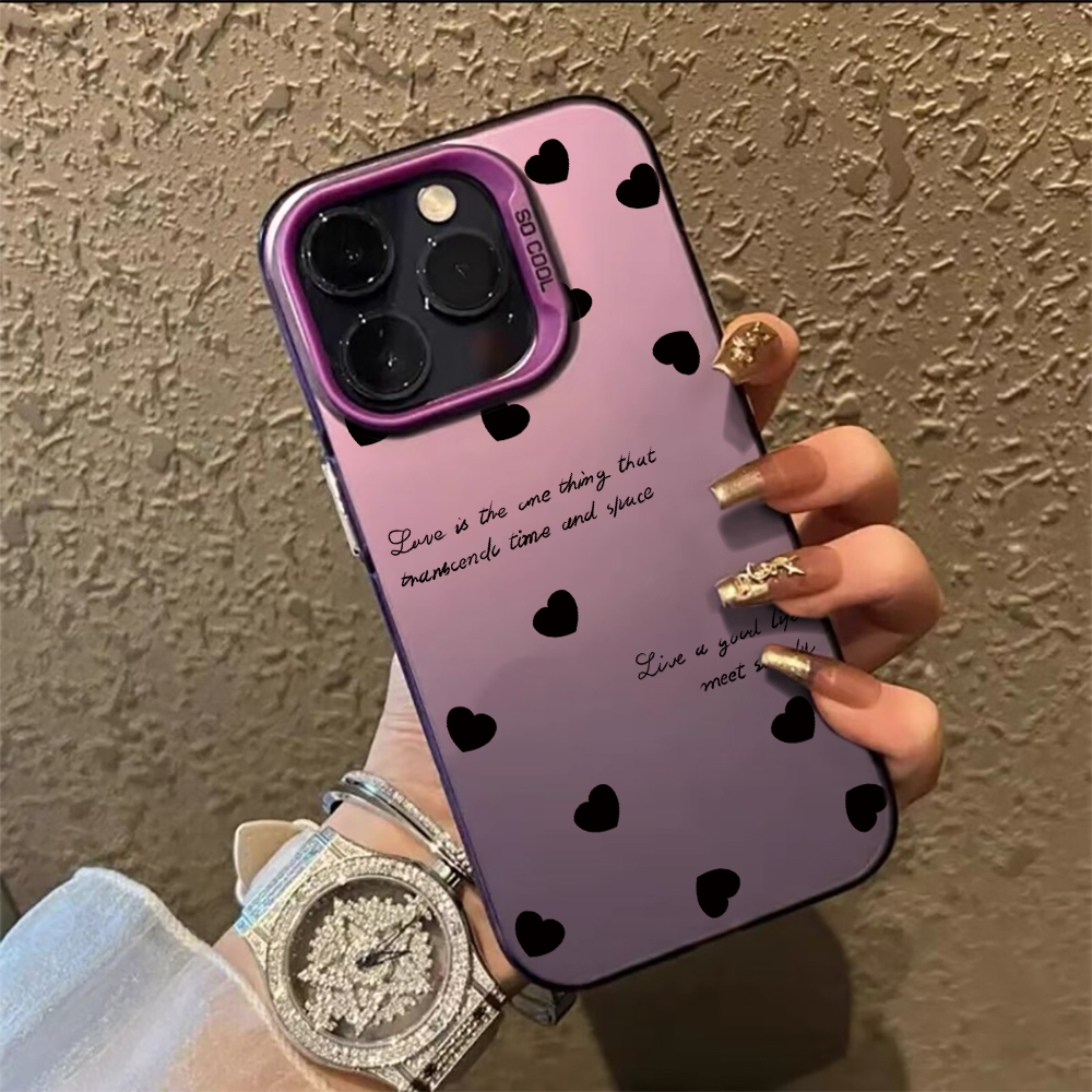 แฟชั่นน่ารักเคสโทรศัพท์รูปหัวใ - Matte Pc Case บทวิจารณ์และราคา