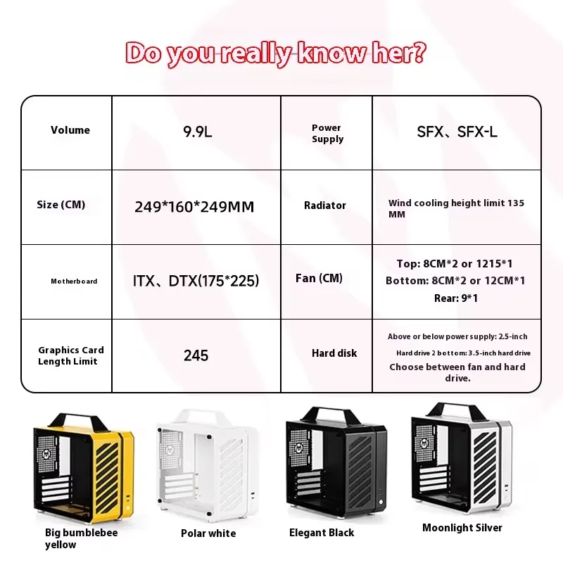 เคสคอมพิวเตอร์ขนาดเล็กพกพา รุ่ - Pc Chassis บทวิจารณ์และราคา
